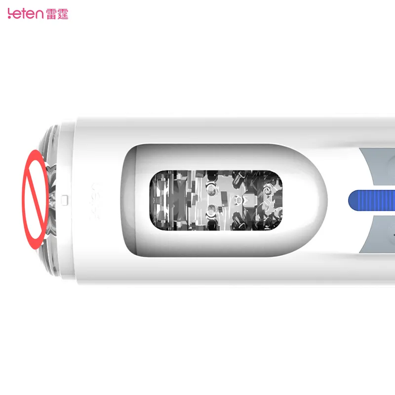 Leten A380 Automatic Male Masturbator 10 Kinds Modes Hands Highspeed Telescopic Sex Toy3130982