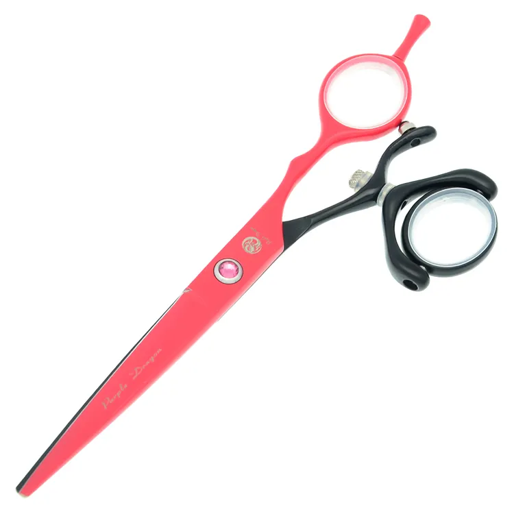 6.0Inch New Purple Dragon JP440C Hair Shears Set 360 Degree Rotate Salon Hair Cutting & Thinning Scissors Hairdressing Scissors,LZS0434