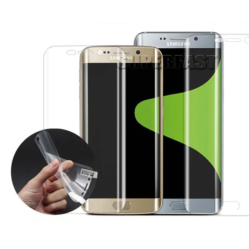 Für Samsung Note 10S10 S8 Rand TPU Screen Protector Kunststoff Anti-explosion Film Für Samsung S7 Rand Kunststoff Glas Kein Paket