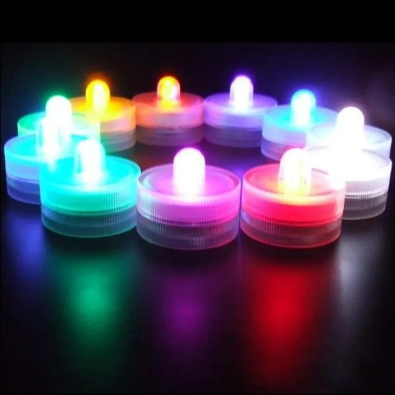 New Arrival Flickering Flicker Flameless LED Tealight Tea Waterproof Candles Light Battery Operated Wedding Birthday Party Xmas Decoration