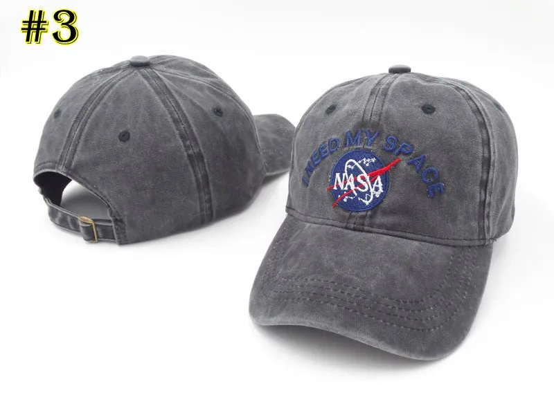 Mode J'ai besoin de mon espace NASA LOGO Tourisme Montagne Équitation Loisirs Voyage Chapeau Réglable Snap Back Astronomes Passionnés de l'espace Ca2792