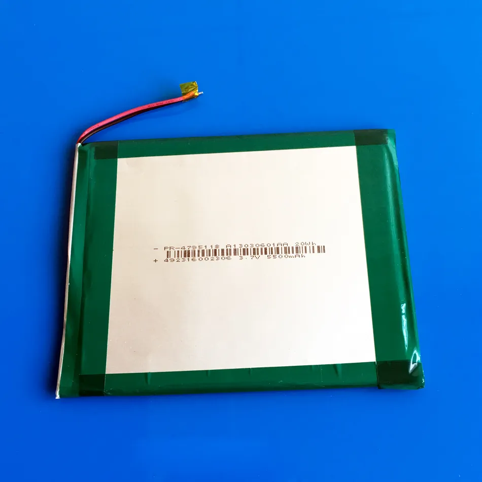 Модель 4795118 5500mAh 3.7 V литий-полимерная литий-Po аккумулятор для DVD коврик для мобильного телефона GPS питания банк камеры e-книги TV коробка перекодировщик