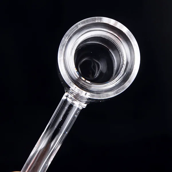 Quarat Thermal Banger Smoking Accessories 28mm Outer Diameter 45 Degree Double Tube Quartz Thermal Bangers Nail For Oil Rigs Glass Bongs