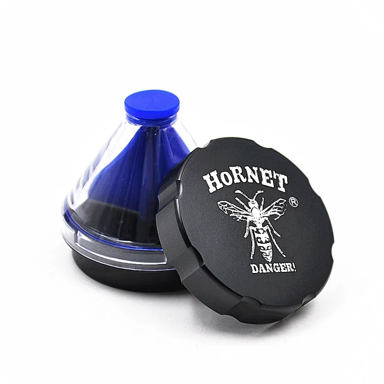 New Hornet Grinder Herb Grinders 50mm Herb Tobacco Grinders Funnel Shape Clone Metal Aluminum Alloy Smoking Accessories DHL