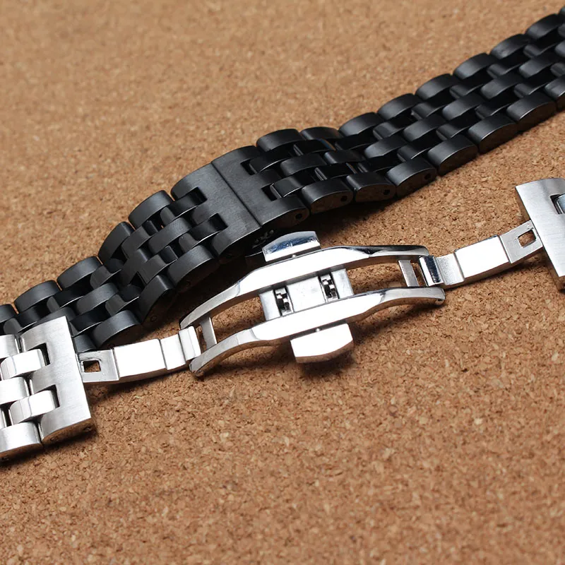 cinturino di ricambio speciale in acciaio inossidabile iWatch Apple Watch Series 1 2 38mm 42mm cinturino da polso con cinturino a maglie nero oro argento