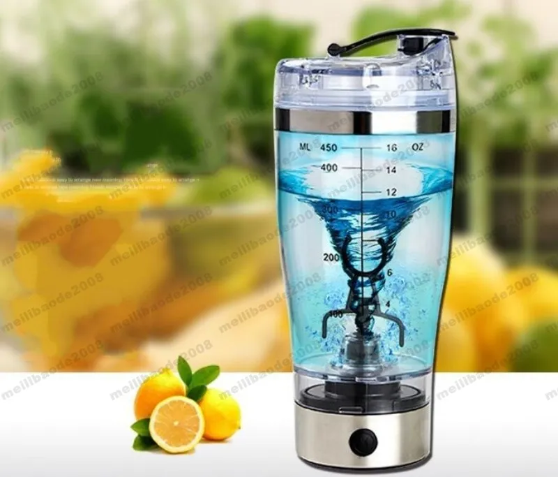 600ML Electric Blender Protein Shaker Cup Bottle Automatic Vortex