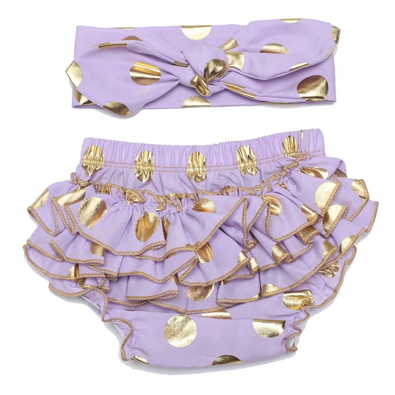 Moda Nowy Cute Szorty Dziewczyny Gold Polka Dots Krótkie spodnie DZIECI ODZIEŻ DZIECIOWE Z BOWKNOT SPÓŁKI KORZYSTANIE KRÓLEWSKIEJ GORĄCE CHRZESZENIE A6336