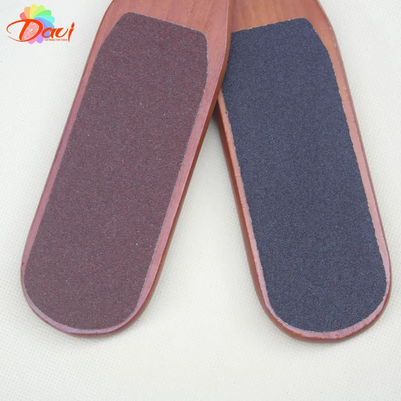 Pied en bois Rasp Feet Tools Nail lot Red Wood Foot Fichier Nail Art File de manucure Kits2060340