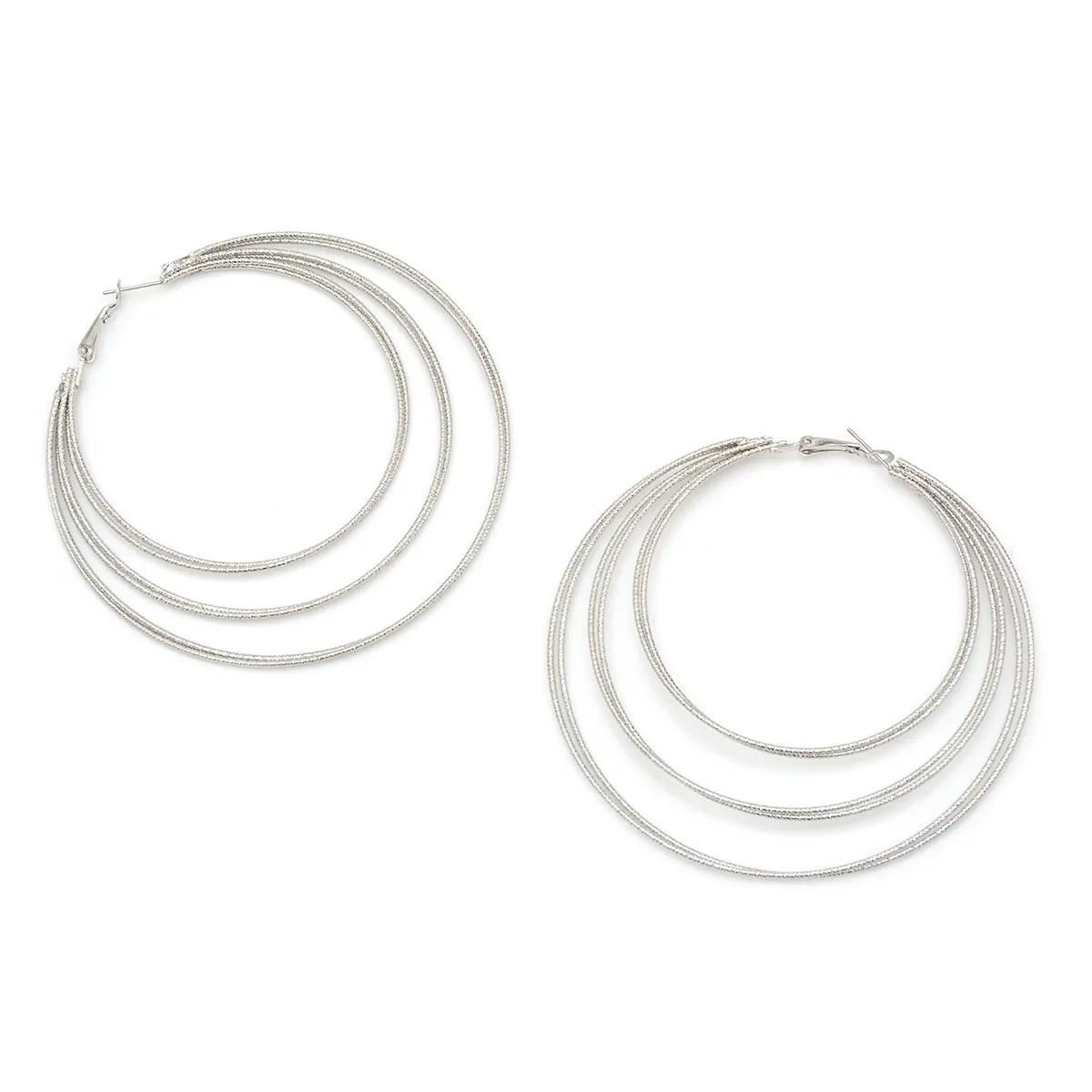 New Brand Multi Big Metal Circle HOOP earrings for women Punk jewelry Vintage Gold earrings pendant Round classic earrings