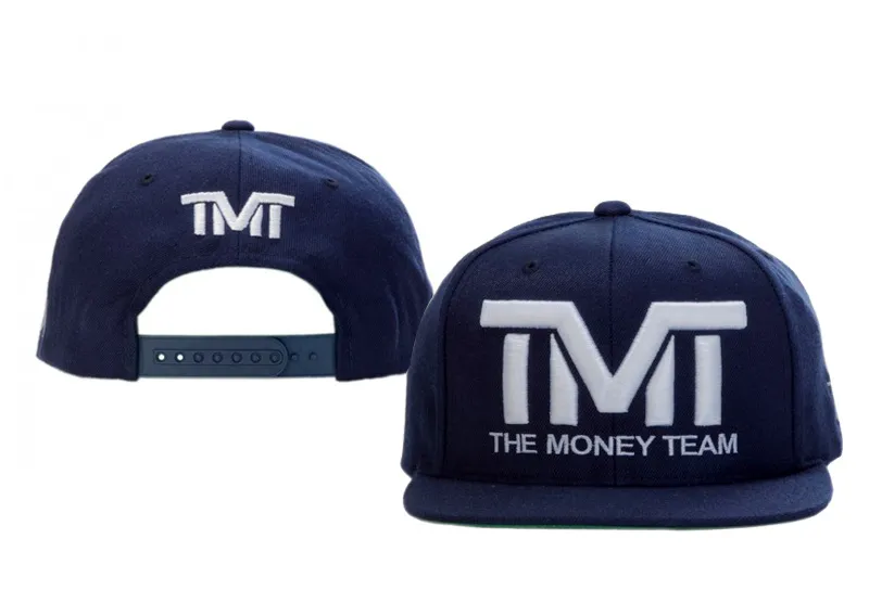 Hot Fashion TMT Snapback Hat The Money Hats Summer Visor Leather Cap Street Skateboard Gorras Adjustable Caps