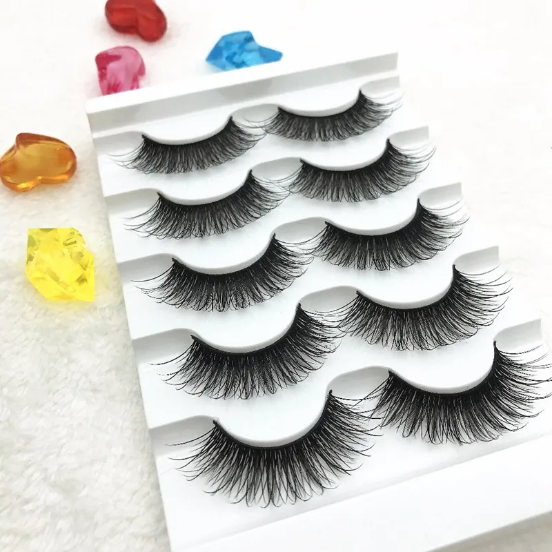 box Sexy 100 Handmade 3D hair Beauty Thick Long False Mink Eyelashes Fake Eye Lashes Eyelash High Quality M7524552