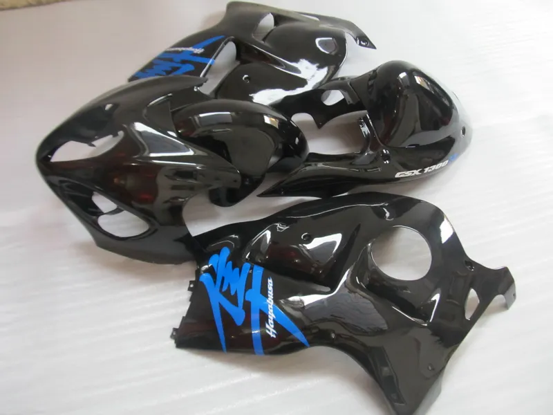 Kit de carenado más vendido para Suzuki GSXR1300 96 97 98 99 00 01-07 juego de carenados azul negro brillante GSXR1300 1996-2007 OT23