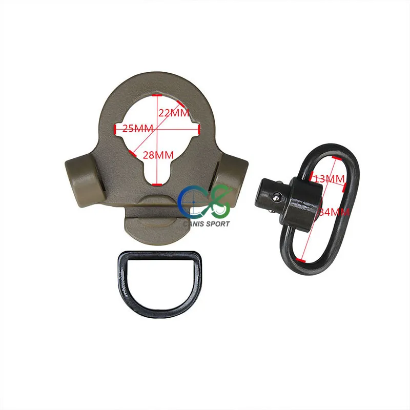 Der neu eingetroffene Sling-Plattenadapter bietet Platz für QD-Sling-Wirbel auf beiden Seiten mit guter Qualität CL33-0112