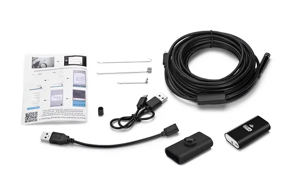 Wifi mini usb Endoscope camera 8mm объектив 1M/3M/5M/7M/10M 8LED водонепроницаемый HD 720P USB инспекционные камеры змея трубка кабельная камера