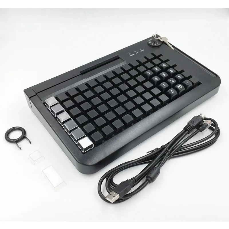 Teclado POS KB78 com design patenteado de array de guias251M