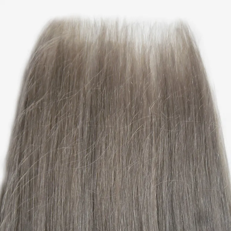 Extensions de cheveux gris clip en 100g extensions de cheveux humains argent clip en extensions de cheveux humains