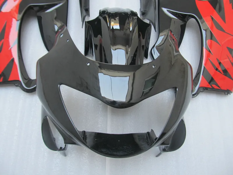 Injection molding fairing kits for Honda CBR600 F4 1999 2000 red black ABS plastic fairings set CBR 600 F4 99 00