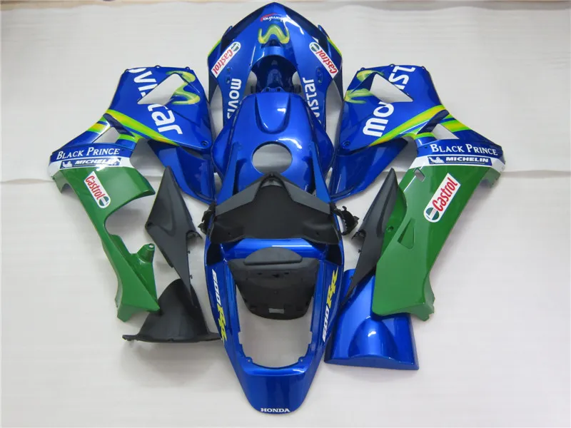Wtrysk Mold Kit dla Honda CBR600RR 05 06 Blue Green Fairings Zestaw CBR600RR 2005 2006 OT25