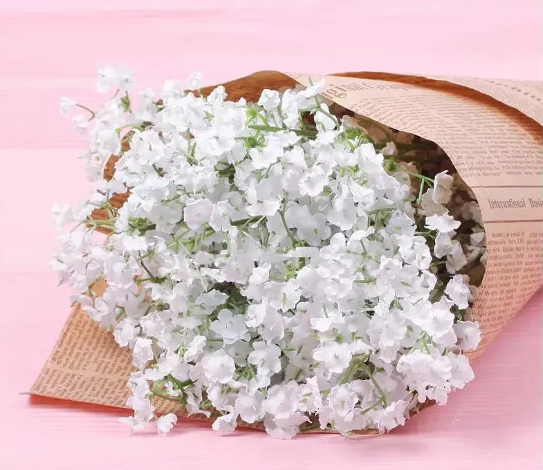 Hohe Quanlity 100 Teile/los Gypsophila seide baby atem Künstliche Gefälschte Seide Blumen Pflanze Hause Hochzeit Party Dekoration Billig Verkauf