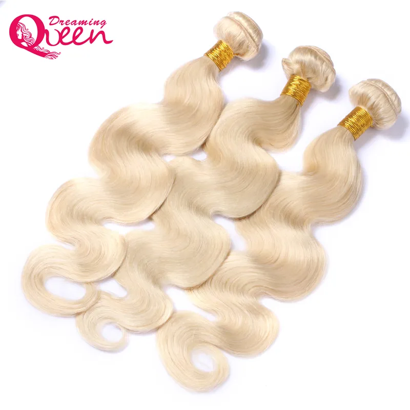 613 Blonde Brazilian Body Wave Human Hair Weave Bundles 100% Virgin Human Hair Bundles Ombre Hair Weave 