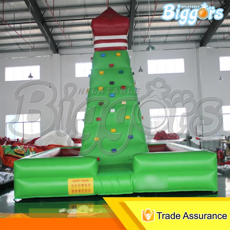 Carnival Party Commercial Rock Inflatable Climbing Wall Air Inflated Climbing Game With Safty Accessories