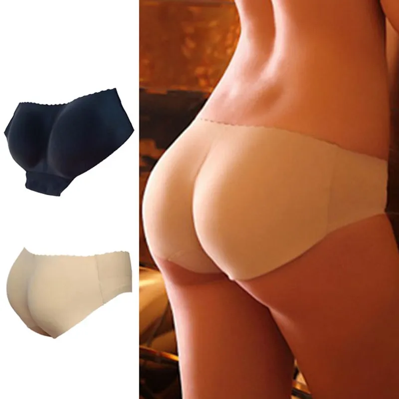 Underwear women Seamless Sexy lingerie Underwears Panties Briefs hip and butt pads pantalones mujer silicone hip padded panty