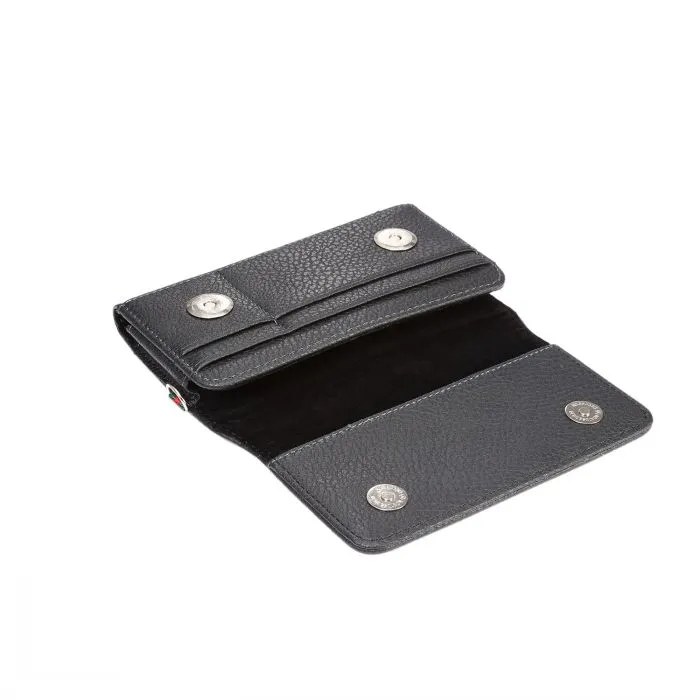 Mode Universal PU Läder Holster Belt Clip Telefon Plånbok Väska Skuvfodral för Samsung S6 S7 4.0-6.3 tum