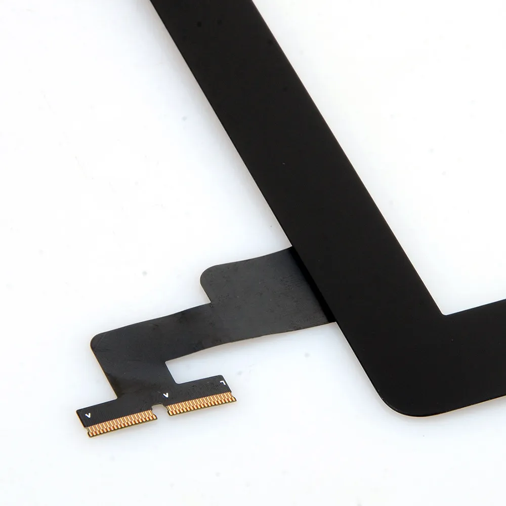 Original Front Glass For iPad 2 3 Touch Screen Digitizer Flex Cable Touch Panel with Home Button Assembly With Adhesive