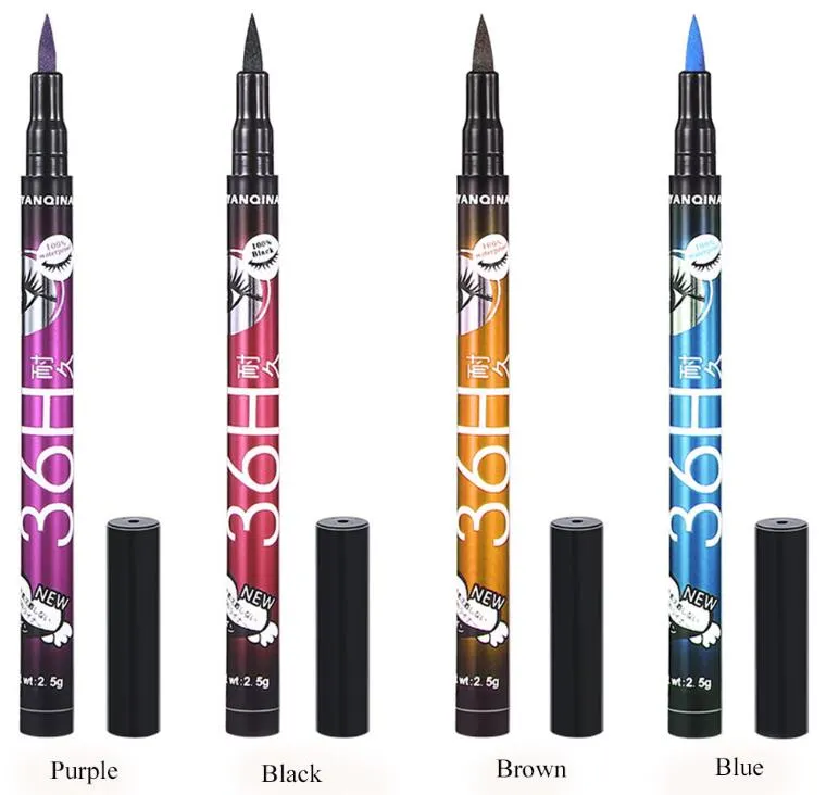 Nuovo arrivo YANQINA Matita eyeliner Impermeabile affila Matita eyeliner Liquid Eye Liner Penna professionale trucco occhi3899812