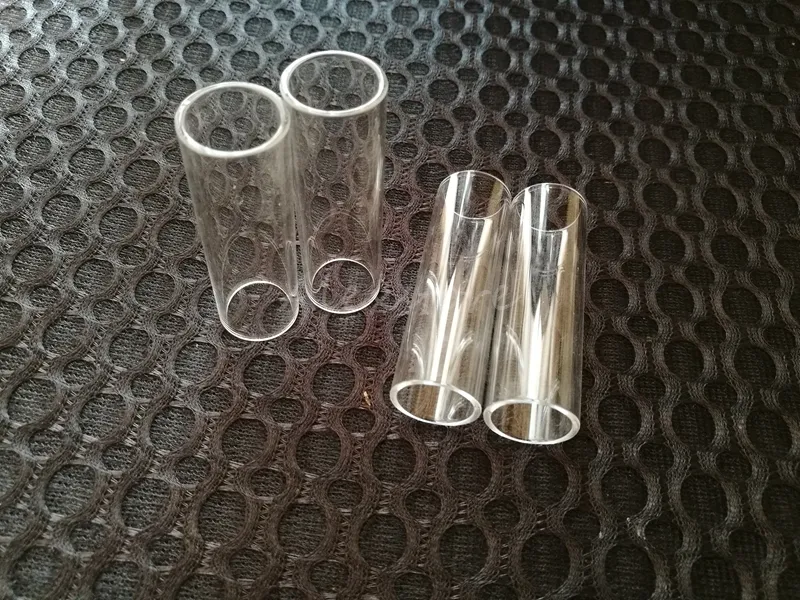 Tube en verre Pyrex de rechange de rechange en verre Cupti pour atomiseur de réservoir Kanger Kangertech Cupti 75W TC Kit de démarrage 60 mm * 19 mm avec couleur claire