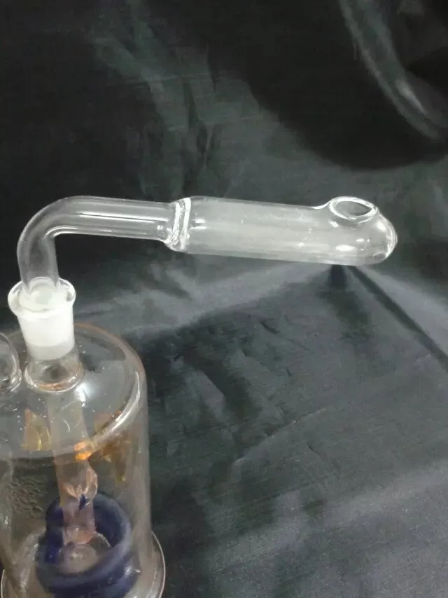 Przezroczysty gobble Burner Glass Bongs Akcesoria, unikalne palnik oleju Rury wodne szklane platformy rurowe palenie z kroplowaniem