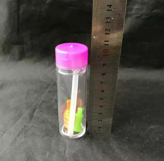 2016 neue Mini-Acryl-Wasserpfeife / Acryl-Bong, kostenloses Zubehör, zufällige Farbauswahl