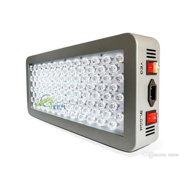 DHL Advanced Platinum Series P300 300w 12 bandes LED élèvent la lumière AC 85-285V Double LED - DOUBLE FLEUR VÉGÉTALE SPECTRE COMPLET Éclairage de lampe à LED