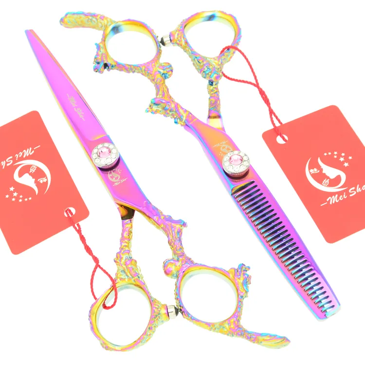 6.0Inch Meisha Professionele Kappers Schaar Set / Kit Barber Schaar Haar Snijden Schaar Dunning Shears JP440C, HA0265