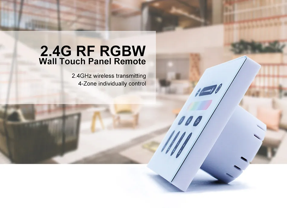 2.4G LED Controller RGBW Mi Light Wireless RF Remote Dimmer Switch