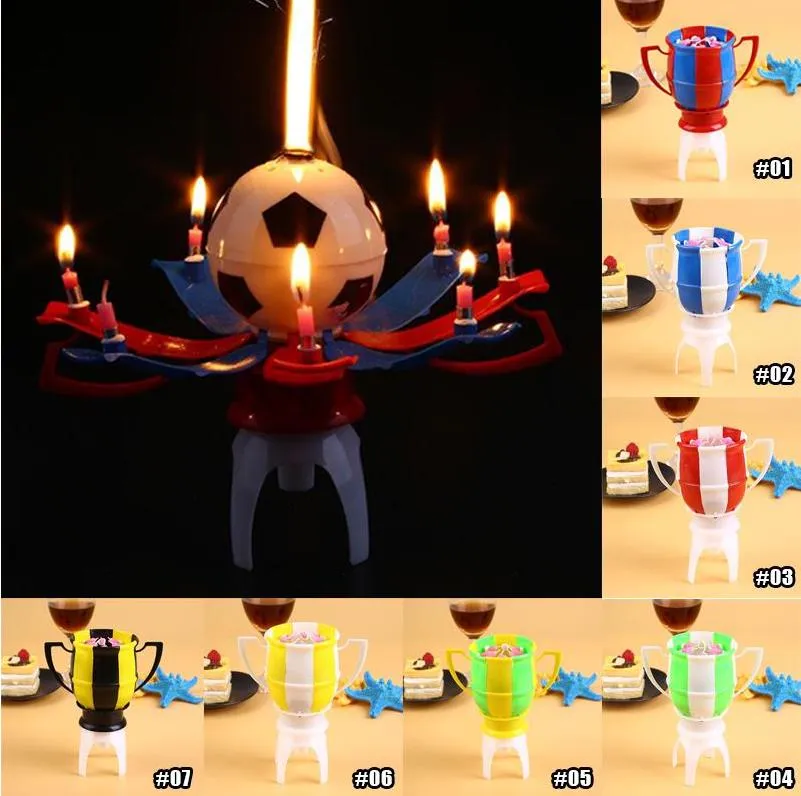 8 candele da calcio