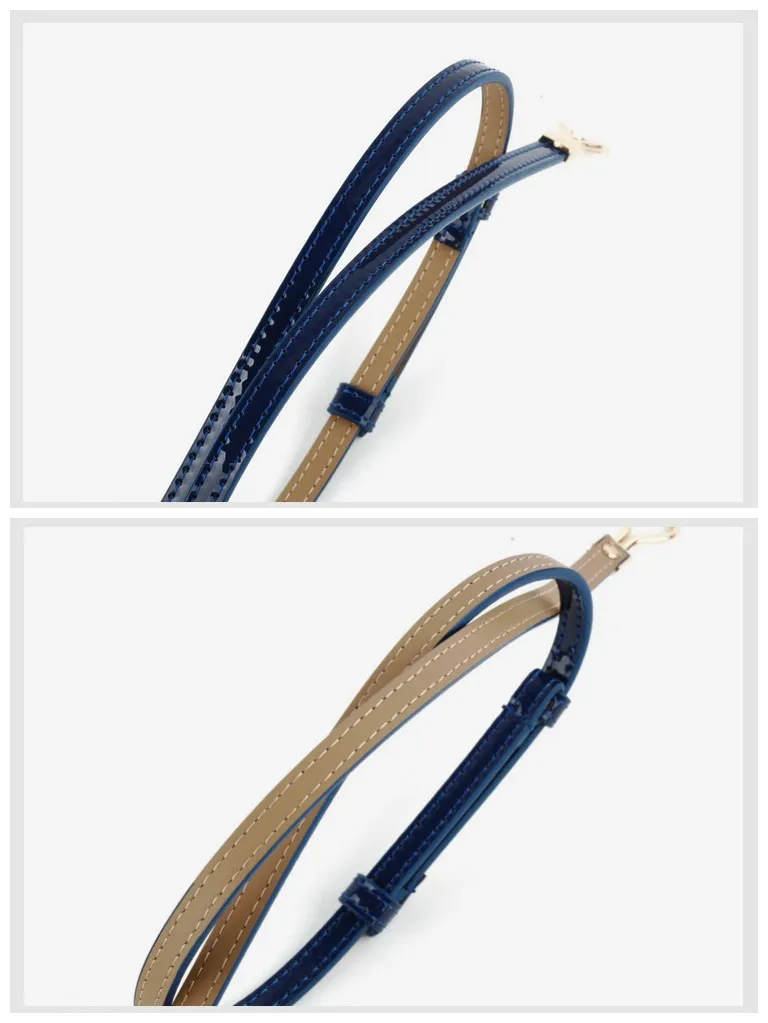 female chastity belt water-drop buckle thin leather belt for women and ladies designer belts summer fashion for dress