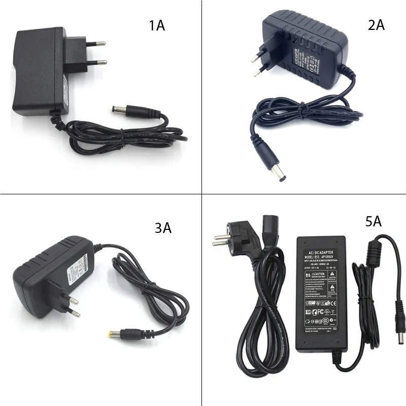 1 x AC 100V - 240V tot DC 12V 1A 2A 3A 5A LED Transformator Switch Levering Power Adapter Converter Charger voor LED Strip Light