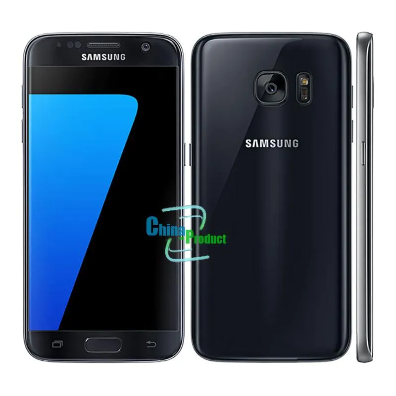 Orijinal Samsung Galaxy S7 G930A / T 5.1 '' 4 GB RAM 32 GB ROM Smartphone Dört Çekirdekli 12MP 4G LTE Yenilenmiş Cep Telefonu