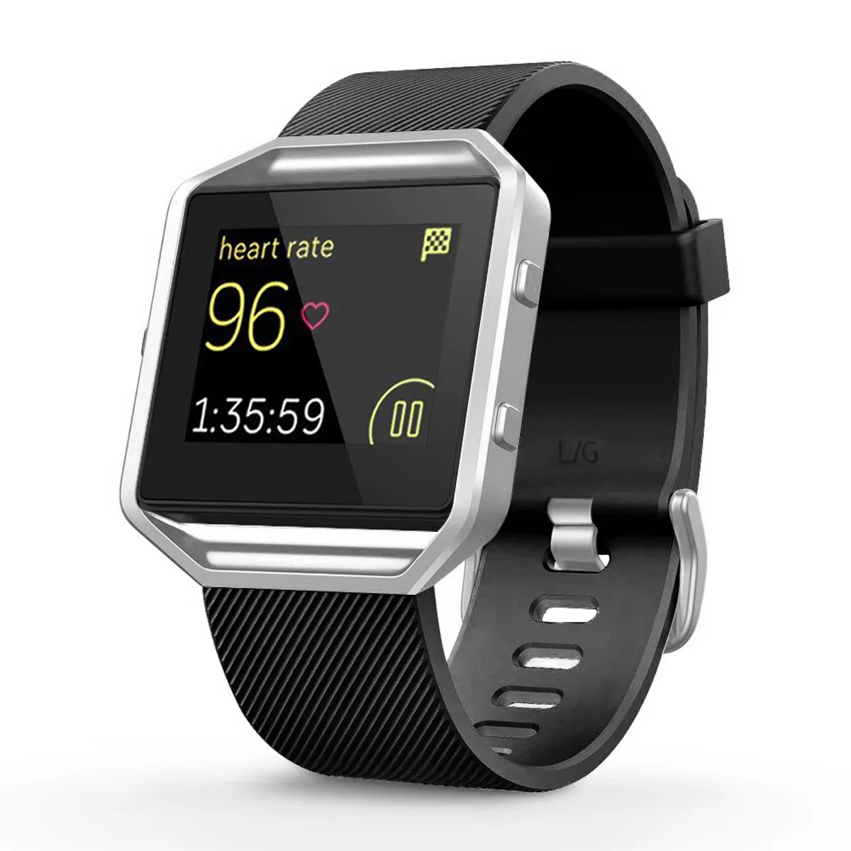 Melhor Qualidade 8 Cores de Luxo Pulseira de Silicone Pulseira Substituição Pulseira de Silicone Para Fitbit blaze Pulseira de Relógio Inteligente