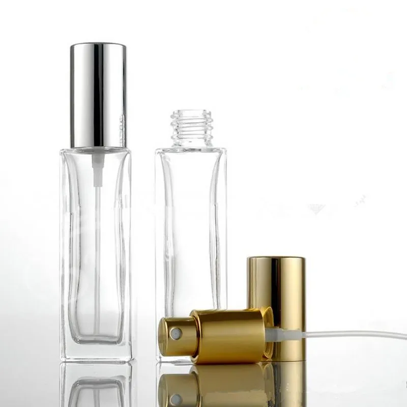 20ml Glass Perfume Bottle Perfume Spray Bottle Clear Cosmetic Bottles Empty Parfum Packaging Bottle fast shipping F20171251