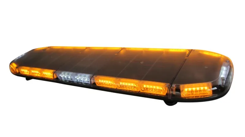 Barra luminosa di emergenza a LED DC12/24V ad alta intensità da 1,2 m, barra luminosa di avvertimento traffico camion dei pompieri ambulanza della polizia, impermeabile