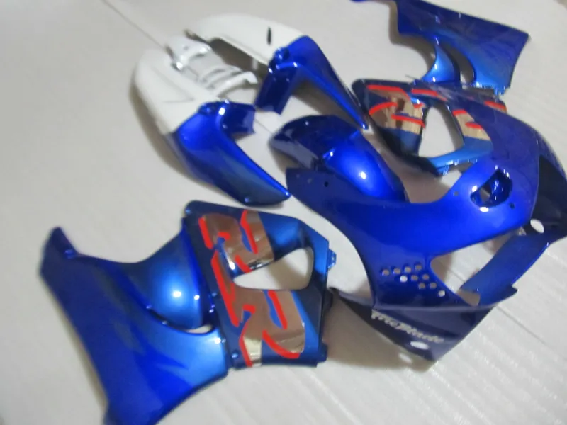 جديد حار طقم أجزاء fairing kit لهوندا CBR919RR 98 99 fairings الأبيض الأزرق مجموعة CBR 900RR 1998 1999 OT25