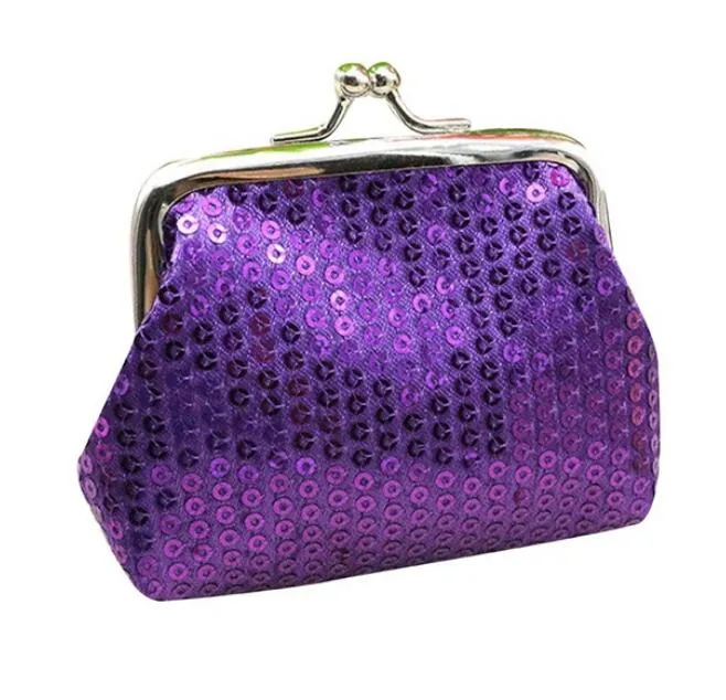 Portamonete da donna con paillettes piccole Portamonete con cambio colore abbagliante Portasoldi Hasph portafoglio zero Stili di Natale4368704