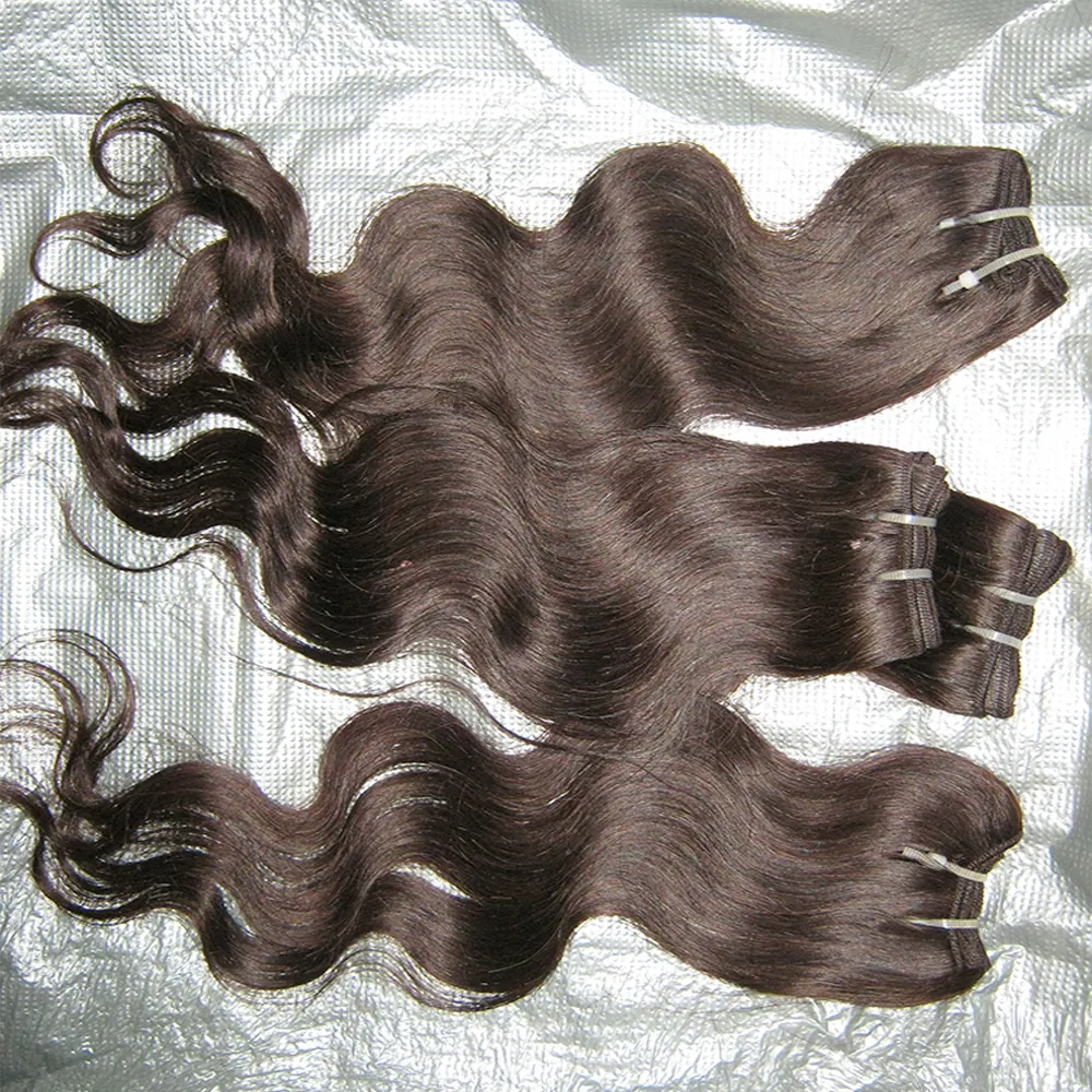 クイーン新卸売ナチュラル人間のヘアマレーシアのボディウェーブwefts /ロット厚いバンドルドロップ輸送