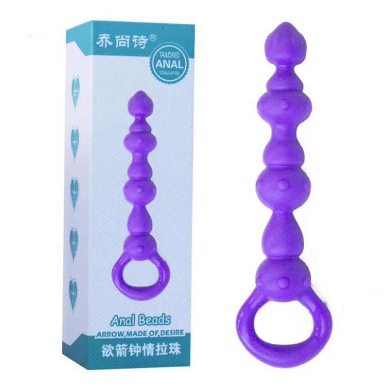 4 Mode orgasme vagin Plug Play tirer anneau balle Sexy nouveautés gelée Anal spécial jouet perles chaîne produits sexuels pour les femmes