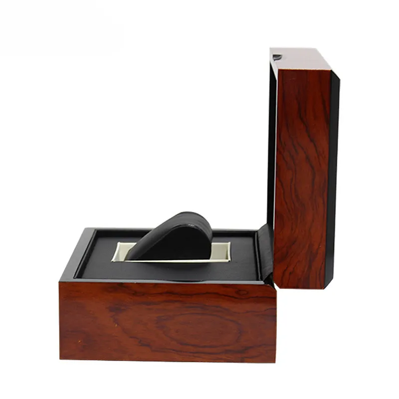 브랜드 솔리드 우드 박스 쥬얼리 시계 디스플레이 주최자 스토리지 케이스 컨테이너 장식 나무 아름다움 선물 상자