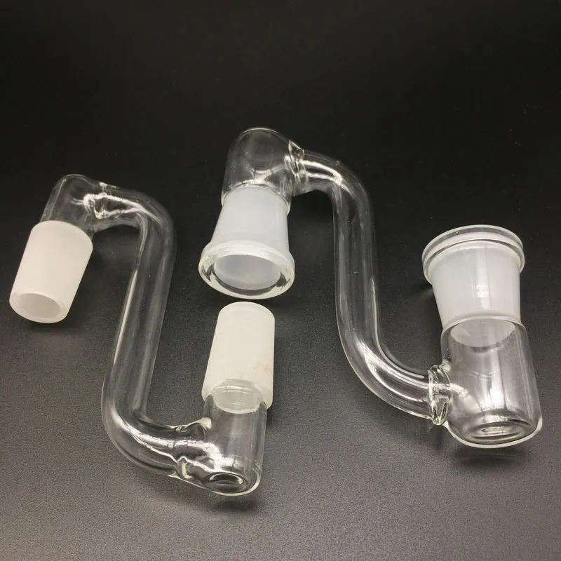 Glas drop down adapter 14.4mm 18.8mm kvinnliga manliga glasglas dropdown adaptrar för oljeplattor glas bongs vattenrör