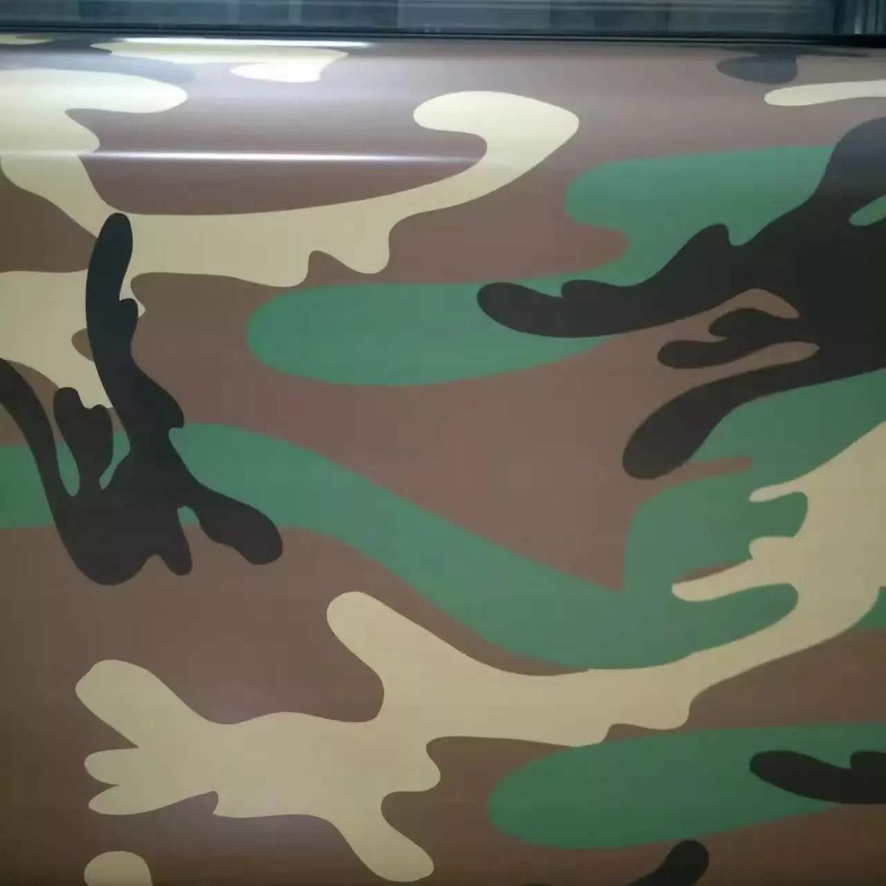 Grote sneeuw bos camo vinyl wrap full car verpakking camouflage leger folie stickers met lucht gratis maat 1,52 x 30m / roll gratis verzending