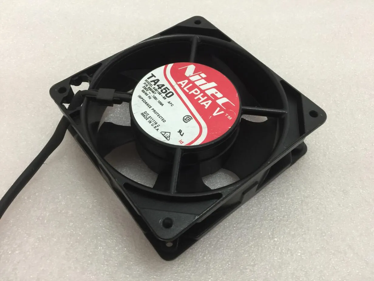 NIDEC A30135-89 TA450 120mm AC Cooling Fan 230V 0.130A - 5-Wire 120x120x38mm